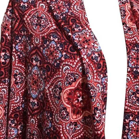 Kim Rogers Mandala Print Open Front Cardigan XL - Picture 2 of 6